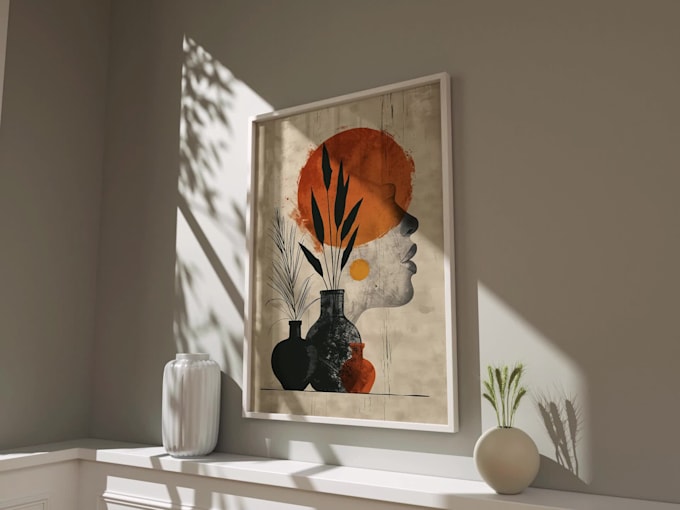 create wall art mockups for your etsy store