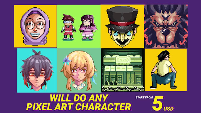 do any pixel art character