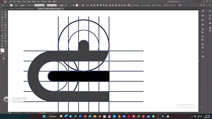 do 3d minimalist professional logo