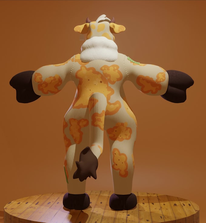 make a stylized 3d model based on your ideas