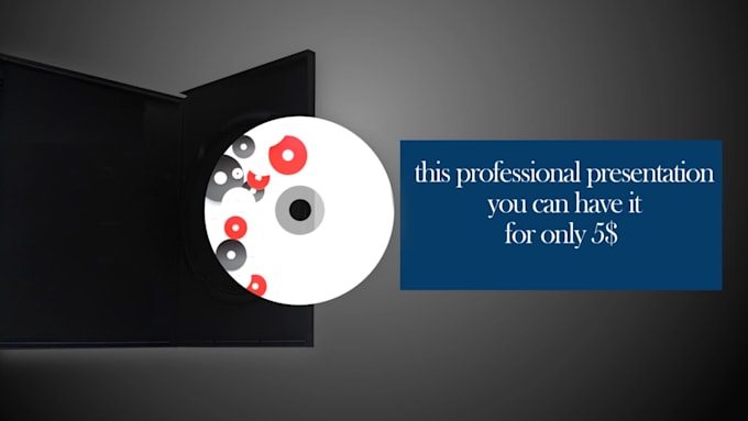 create a professional Dvd Cover video presentation