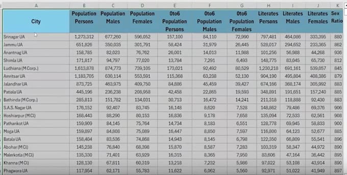 clean, sort, and format your excel sheet data