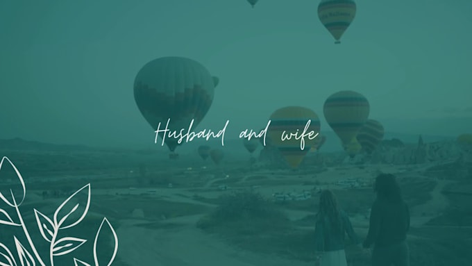 create custom wedding slideshow design