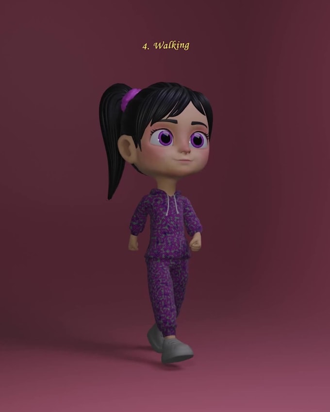do 3d character walk, jump, and run cycle in blender3d