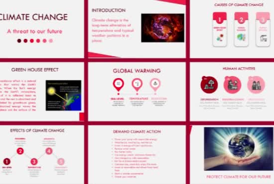 design powerpoint presentation template and PPT slides