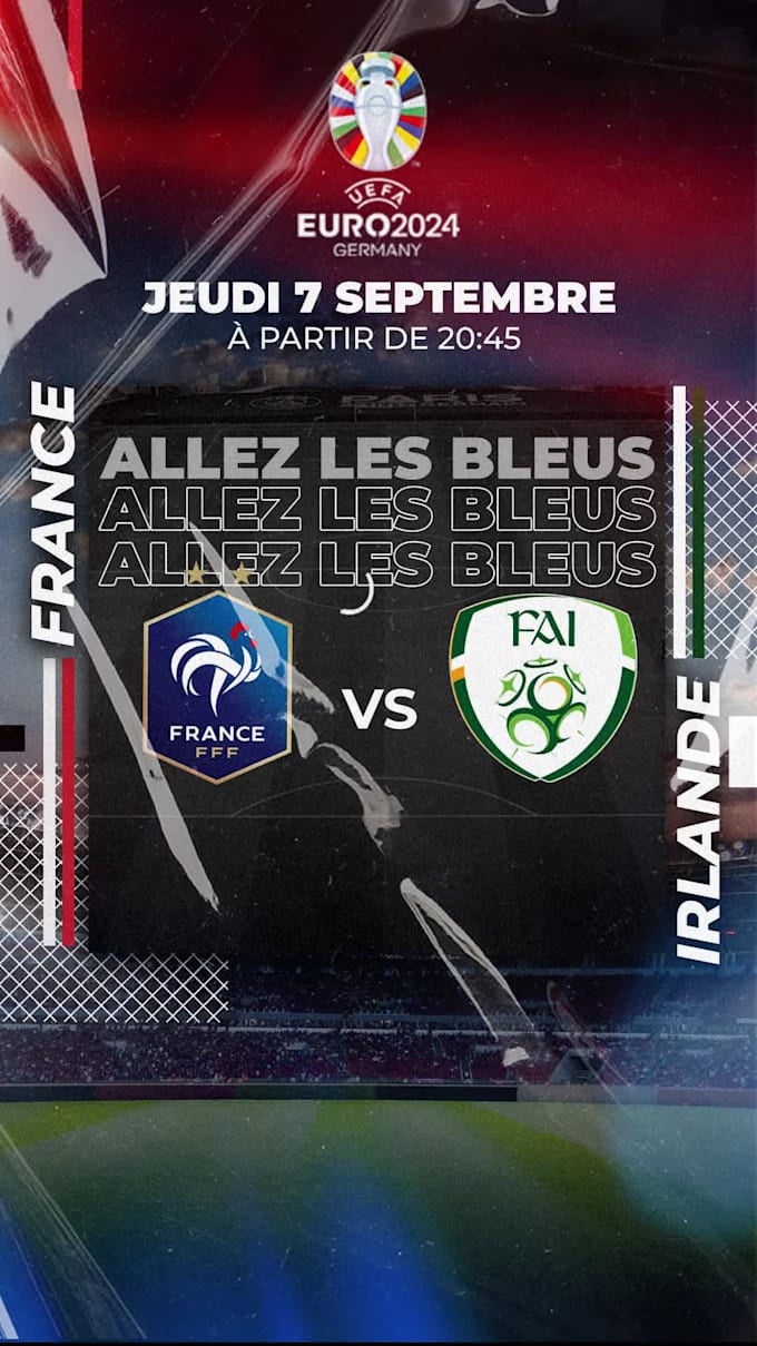 football match day graphics for cafes and restaurant