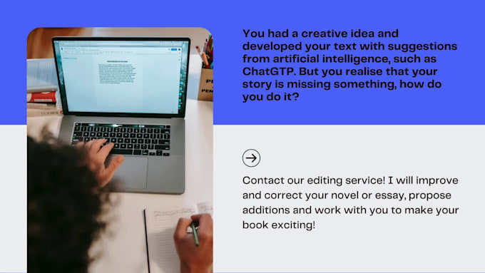 correct and improve your books created with ai