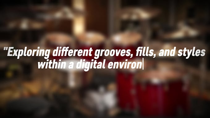 program high quality midi drums for your project