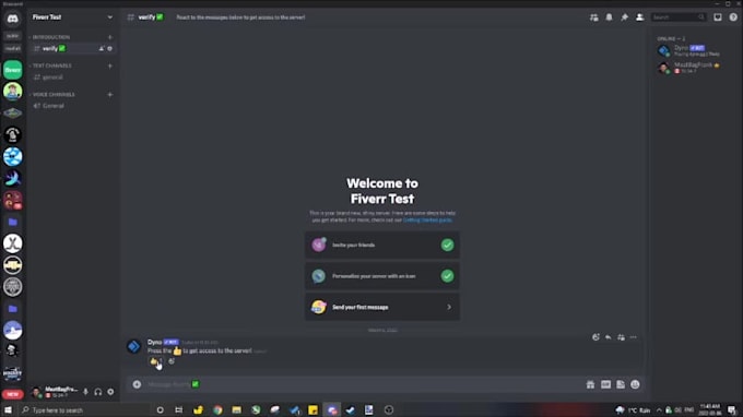 Setup a verification bot on your discord server by Portalvendor | Fiverr