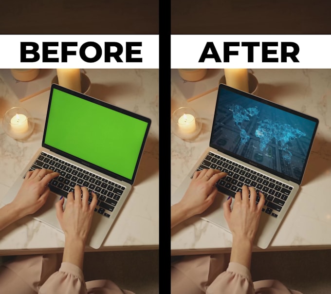do vfx, rotoscoping, green screen professionally