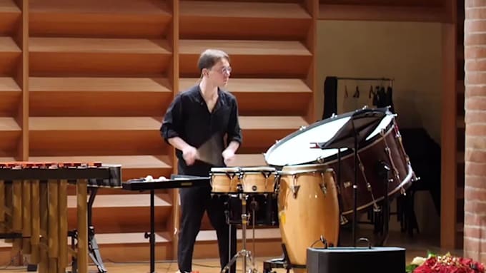 record percussion intruments not pitched