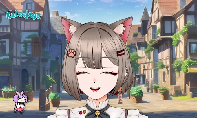 draw and rig your character into vtuber avatar model