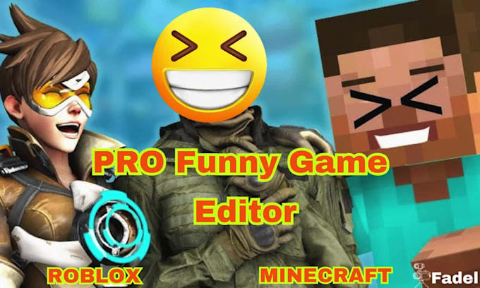 edit funny gaming video for youtube, roblox, minecraft, roblox video editor