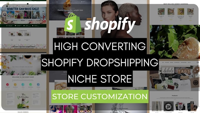 create shopify dropshipping store or shopify website