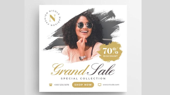 do creative  social media post designs