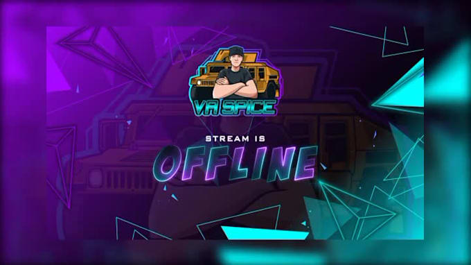 create twitch overlay, stream package and discord banner