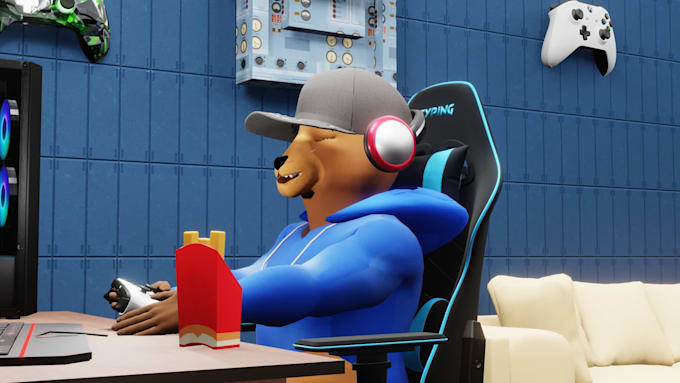 do awesome 3d character modeling and rigging