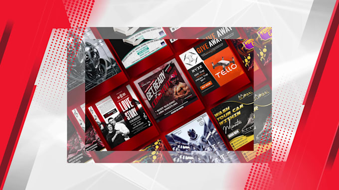 do creative ad design custom social media post