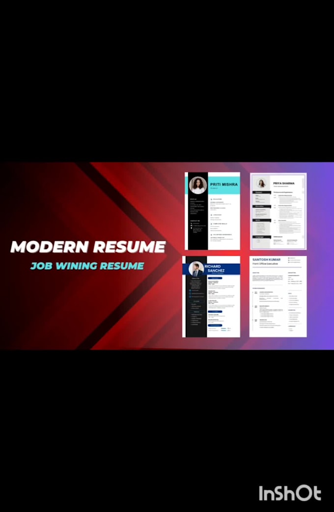 create a executive and clean resume design for win  dream job