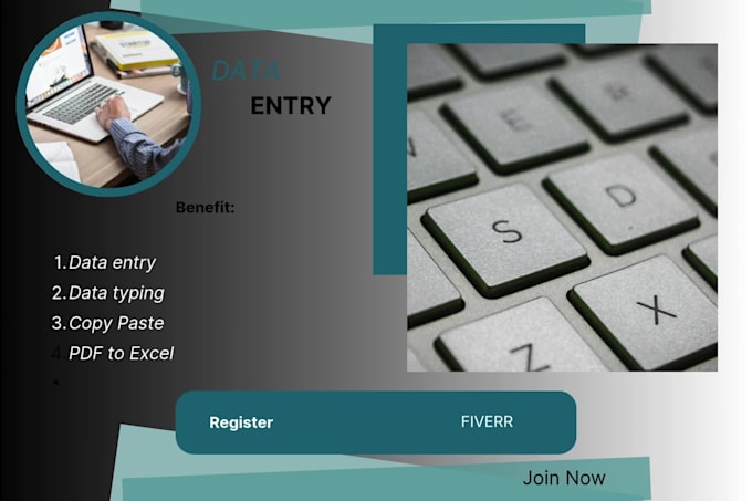 do data entry  , excel , typing , copy paste work