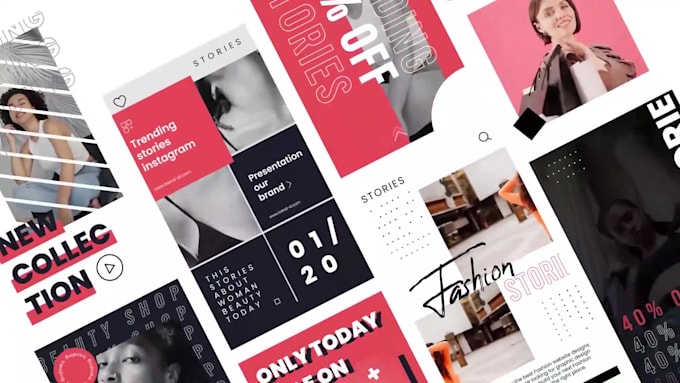 create professional instagram story video and facebook ads