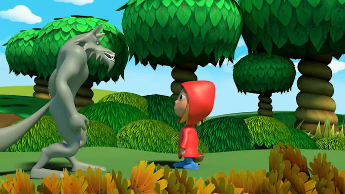 make 3d character animation video