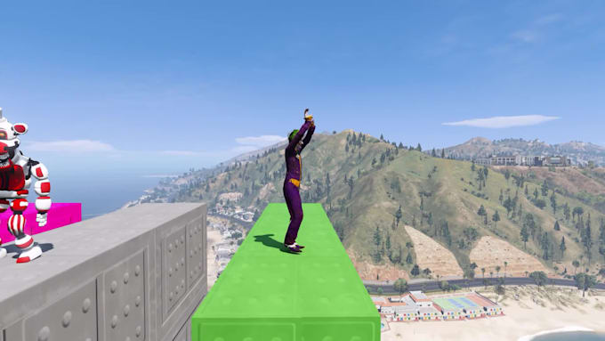 create gta 5 superhero ramp and racing videos
