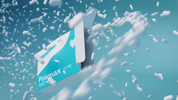 do 3d supplement animation cgi 3d supplement box design amazon product video ads