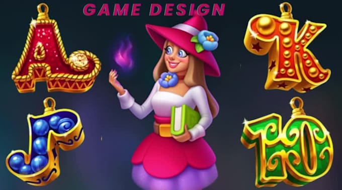 create video game art concepts game character design, tshirt font logo design