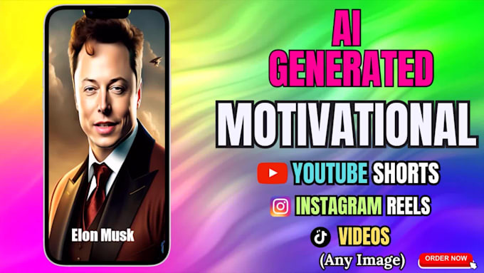 Create ai generated motivational youtube shorts and instagram reels ...