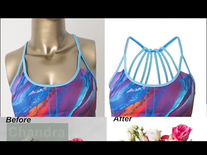 do ghost mannequin, remove wrinkles, apparel, and symmetrical neck joint