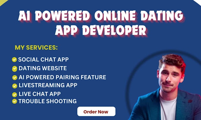 build custom ai mobile app social chat app flutter developer ai development