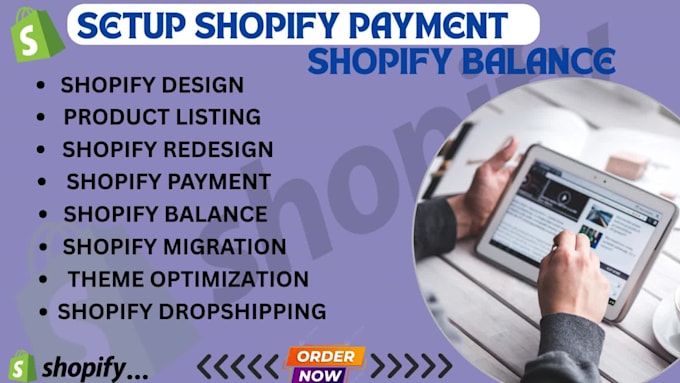 do shopify website design, dropship and create shopify store