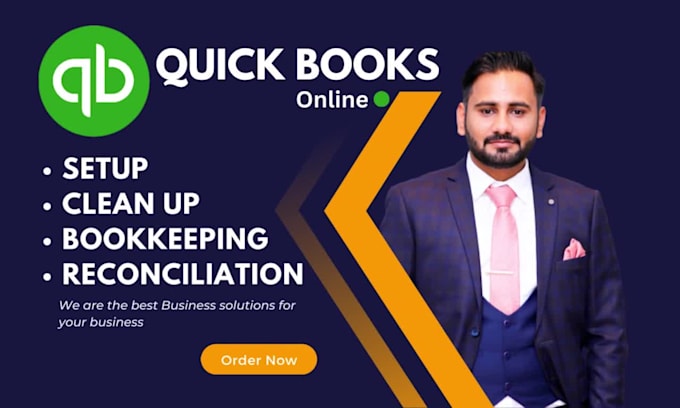 setup, cleanup, and bookkeeping in quickbooks online
