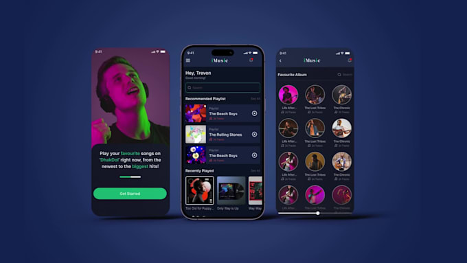 design app screenshots for app store and play store