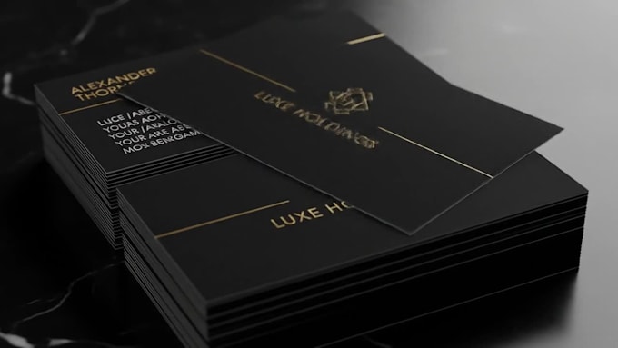 create a sleek, minimalist business card for your office