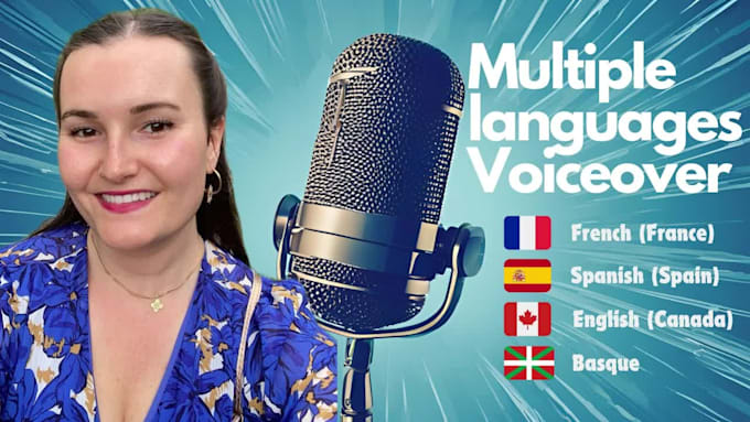 a voiceover in english
