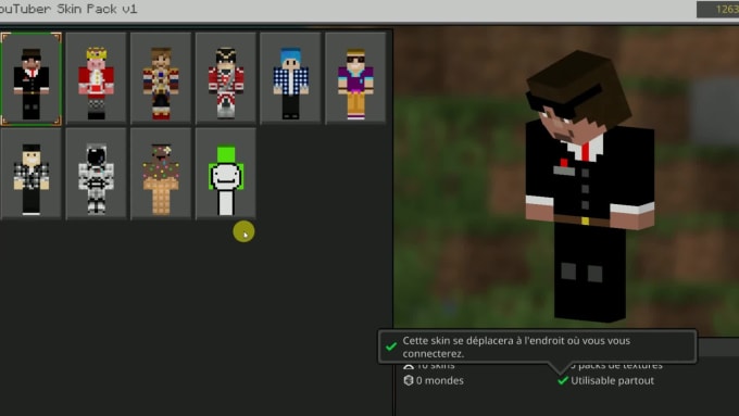 How to create a skin pack in Minecraft