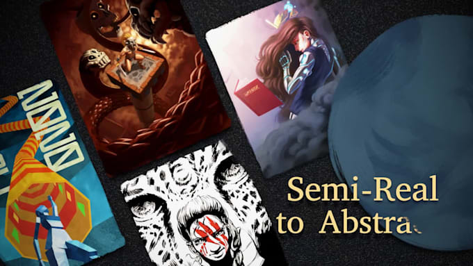 illustrate a completely unique image for your game or book