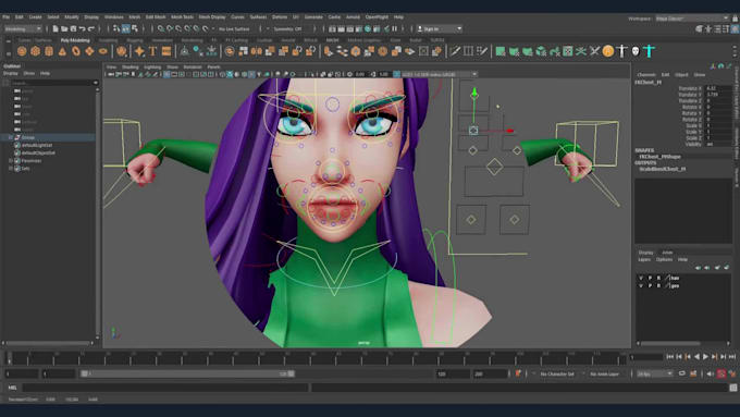 fast rig any 3d character, creature, or prop