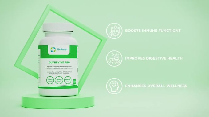 do 3d supplement animation bottle design 3d product animation 3d product design