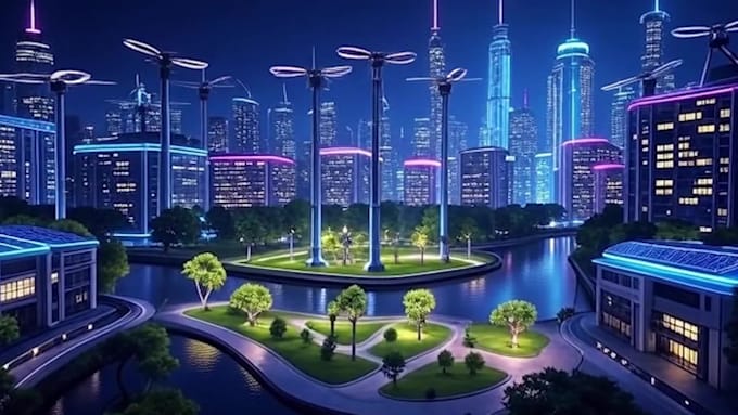 create ai tech scripts and futuristic videos