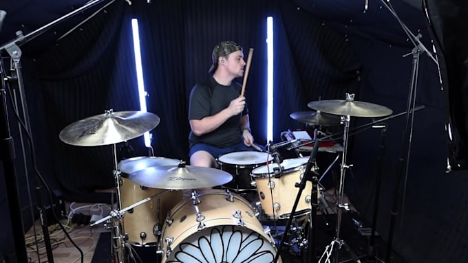 record studio quality drum tracks for your song
