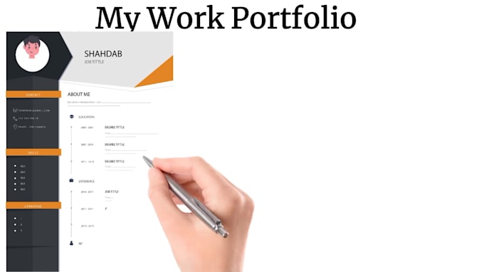 provide professional CV writing, resume writing, cv maker services