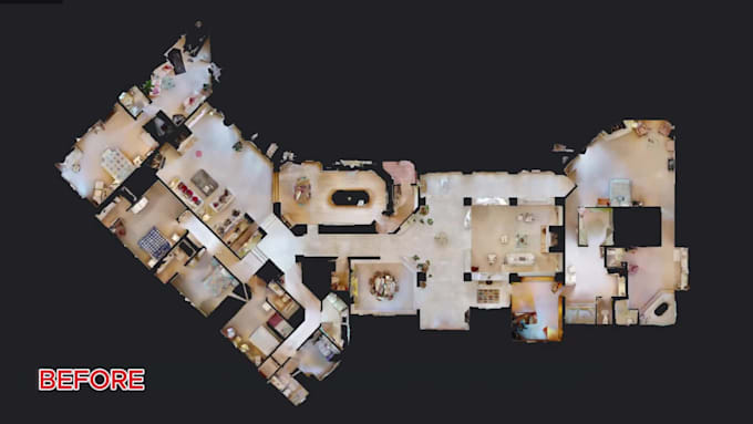 professional 3d floor plan rendering for real estate and interiors