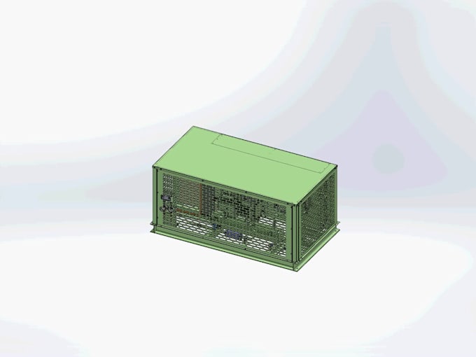 3d model of sheet metal design for laser in solidworks by Andhiashari