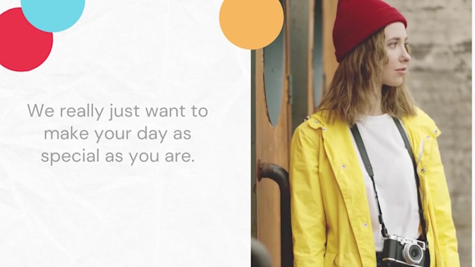 create birthday slideshow with your photos, videos
