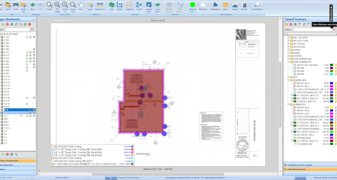do material take off and cost estimate of your construction