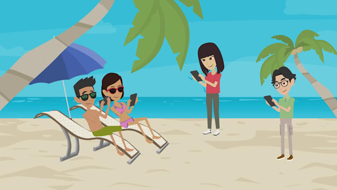make 2d animated explainer video for business and sales