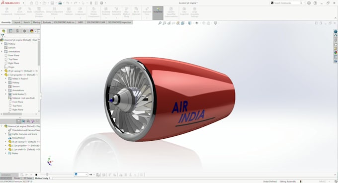 create a 3d cad model ,assemblies and technical drawing in solidworks
